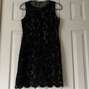 Valentino Black Lace Dress Size 6
